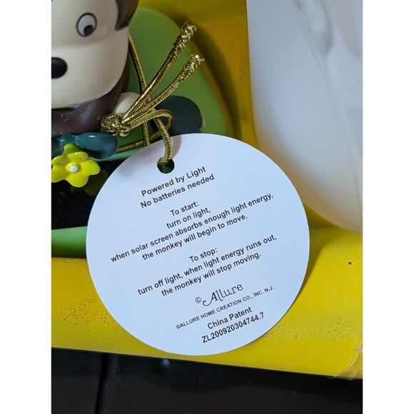 Solar Powered Dancing Bobble Head Toy Cute Nodding Monkey - Cup Tumbler Holder - Picture 5 of 6